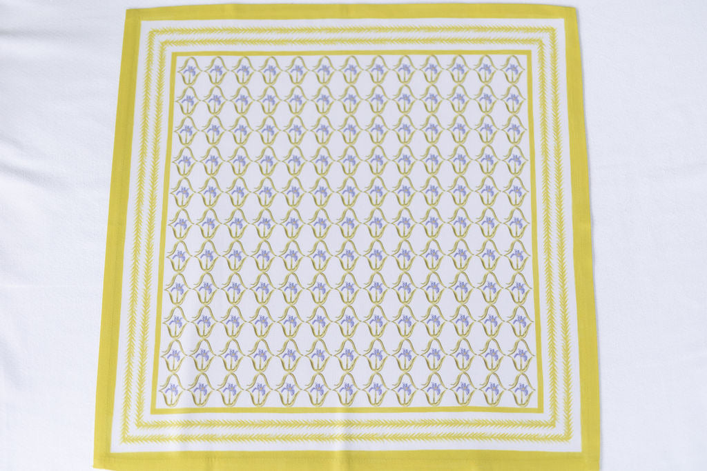 Iris in Lilac Hostess Towel